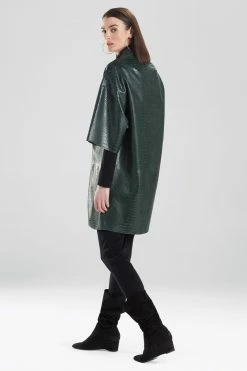 Faux Croco Kimono Long Topper 8 Faux Croco Kimono Long Topper -Natori Sales Shop Faux Croco Kimono Long Topper Spruce by Natori 2 54091.1625066839