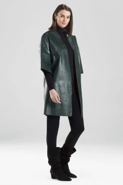 Faux Croco Kimono Long Topper 7 Faux Croco Kimono Long Topper -Natori Sales Shop Faux Croco Kimono Long Topper Spruce by Natori 63694.1625066837