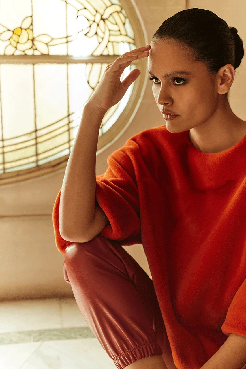 Faux Sheared Mink Top 4 Faux Sheared Mink Top - Image 4