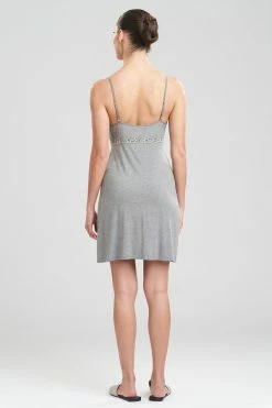 Feathers Essentials Lace Chemise 30 Feathers Essentials Lace Chemise -Natori Sales Shop Feather Essentials Lace Chemise Heather Grey by Natori 2 04913.1643816800