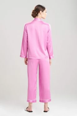 Feather Satin Essentials PJ -Natori Sales Shop Feather Satin Essentials PJ Violet Quartz by Natori 2 26153.1655743398