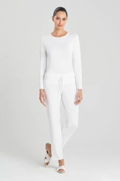 Feathers Element Pants 28 Feathers Element Pants -Natori Sales Shop Feathers Element Lenzing Ecovero Viscose Pants White by Natori 77718.1676490816