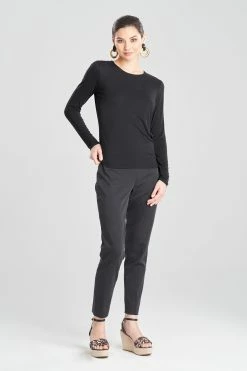 Feathers Element Layering Top 6 Feathers Element Layering Top -Natori Sales Shop Feathers Element Lenzing Ecovero Viscose Top Black by Natori 40178.1675192602