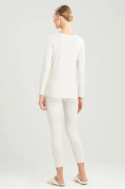 Feathers Element Top 13 Feathers Element Top -Natori Sales Shop Feathers Element Top Heather Pebble Stone by Natori 2 95581.1645815107