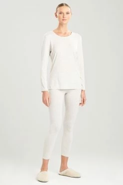 Feathers Element Top 12 Feathers Element Top -Natori Sales Shop Feathers Element Top Heather Pebble Stone by Natori 29522.1645815106