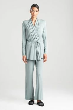 Feathers Element Wrap 19 Feathers Element Wrap -Natori Sales Shop Feathers Element Wrap Eucalyptus Green by Natori 30593.1655834904