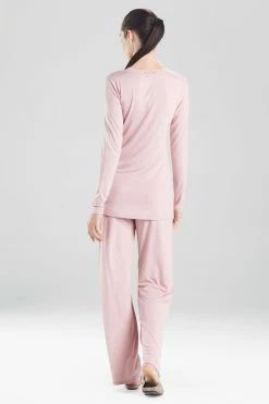 Feathers Essentials PJ -Natori Sales Shop Feathers Essential PJ Heather Tea Rose by Natori 2 93726.1629210412