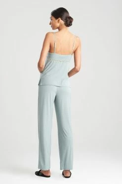 Feathers Essentials Cami PJ -Natori Sales Shop Feathers Essentials Cami PJ Eculyptus Green by Natori 2 17108.1660762679