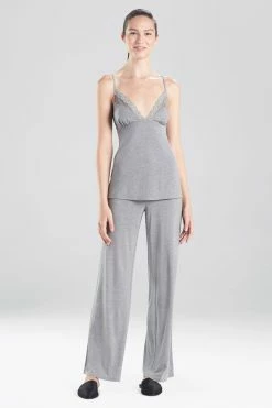 Feathers Essentials Cami PJ -Natori Sales Shop Feathers Essentials Cami PJ Heather Grey by Natori 95576.1629221689