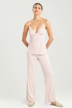 Feathers Essentials Cami PJ -Natori Sales Shop Feathers Essentials Cami PJ Rosette by Natori 48809.1646924446
