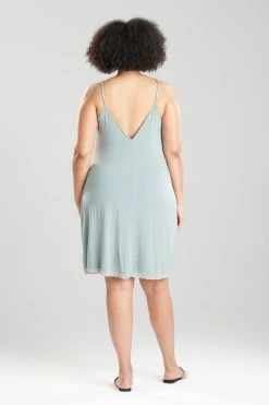 Feathers Essentials Chemise 75 Feathers Essentials Chemise -Natori Sales Shop Feathers Essentials Chemise Eucalyptus Green by Natori 4 38570.1668113335