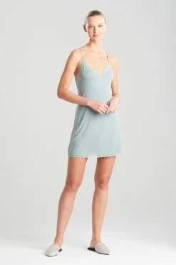 Feathers Essentials Chemise 66 Feathers Essentials Chemise -Natori Sales Shop Feathers Essentials Chemise Eucalyptus Green by Natori 71825.1660926999