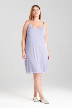 Feathers Essentials Chemise 73 Feathers Essentials Chemise -Natori Sales Shop Feathers Essentials Chemise Slate Purple by Natori 3 57851.1668113324