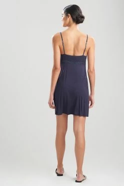 Feathers Essentials Lace Chemise 36 Feathers Essentials Lace Chemise -Natori Sales Shop Feathers Essentials Lace Chemise Night Blue by Natori 2 28571.1643816818