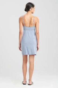 Feathers Essentials Lace Chemise 32 Feathers Essentials Lace Chemise -Natori Sales Shop Feathers Essentials Lace Chemise Windy Blue by Natori 2 99238.1643816806