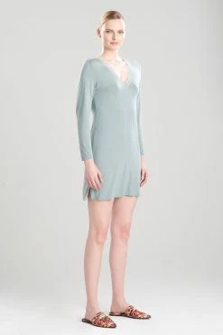 Feathers Essentials Sleepshirt -Natori Sales Shop Feathers Essentials Sleepshirt Eucalyptus Green by Natori 28381.1655830332