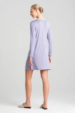 Feathers Essentials Sleepshirt -Natori Sales Shop Feathers Essentials Sleepshirt Slate Purple by Natori 2 97014.1655830340