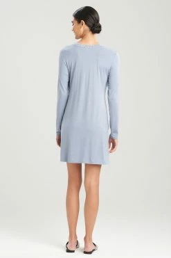 Feathers Essentials Sleepshirt -Natori Sales Shop Feathers Essentials Sleepshirt Windy Blue by Natori 2 77147.1645741762