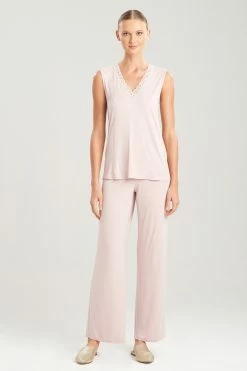 Feathers Essentials Tank PJ -Natori Sales Shop Feathers Essentials Tank PJ Rosette by Natori 91614.1645822926