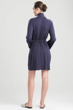 Feathers Essentials Wrap -Natori Sales Shop Feathers Essentials Wrap Night Blue by Natori 2 19242.1645739907