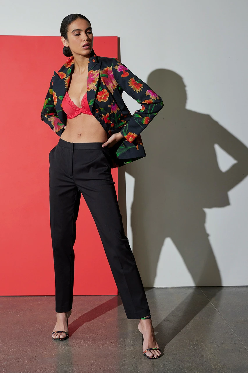 Cotton Sateen Tapered Pants 5 Cotton Sateen Tapered Pants - Image 5