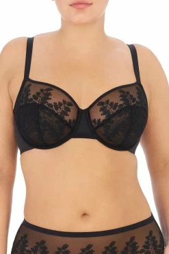 Frame Full Fit Unlined Underwire Bra -Natori Sales Shop Frame Full Fit Unlined Underwire Bra Black by Natori 36321.1669753403