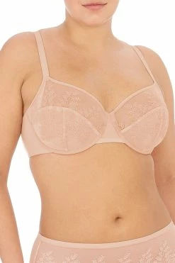 Frame Full Fit Unlined Underwire Bra -Natori Sales Shop Frame Full Fit Unlined Underwire Bra Cameo Rose Combo by Natori 50856.1669753390
