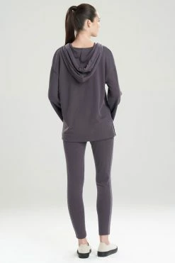 Fuji Hoodie -Natori Sales Shop Fuji Hoodie Dark Charcoal by Natori 2 49747.1641423725