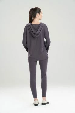 Fuji Hoodie -Natori Sales Shop Fuji Hoodie Dark Charcoal by Natori 2 69034.1641423723