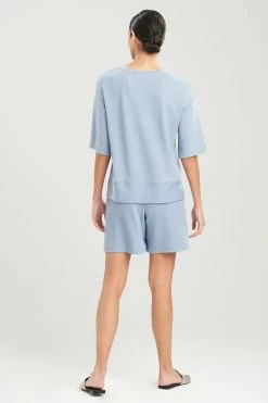 Fuji Short Sleeve Top -Natori Sales Shop Fuji Short Sleeve Top Windy Blue by Natori 2 03966.1645814973