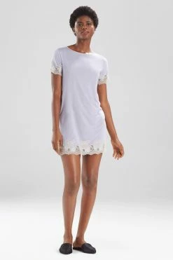 Luxe Shangri-La TENCEL™ Short Sleeve Sleepshirt -Natori Sales Shop G72056 PBE 1 97194.1601417736