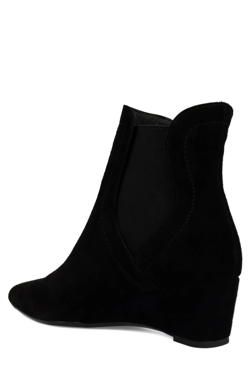 Gaisha-Su Suede Wedge Bootie 5 Gaisha-Su Suede Wedge Bootie - Image 5