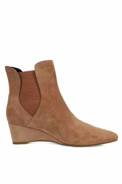Gaisha-Su Suede Wedge Bootie 28 Gaisha-Su Suede Wedge Bootie -Natori Sales Shop Gaisha Su Suede Wedge Bootie Doe by Natori 4 52740.1663905078