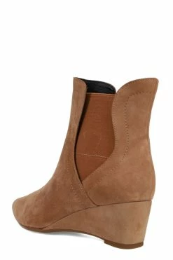 Gaisha-Su Suede Wedge Bootie 29 Gaisha-Su Suede Wedge Bootie -Natori Sales Shop Gaisha Su Suede Wedge Bootie Doe by Natori 5 50042.1663905079