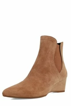 Gaisha-Su Suede Wedge Bootie 25 Gaisha-Su Suede Wedge Bootie -Natori Sales Shop Gaisha Su Suede Wedge Bootie Doe by Natori 71485.1663905073