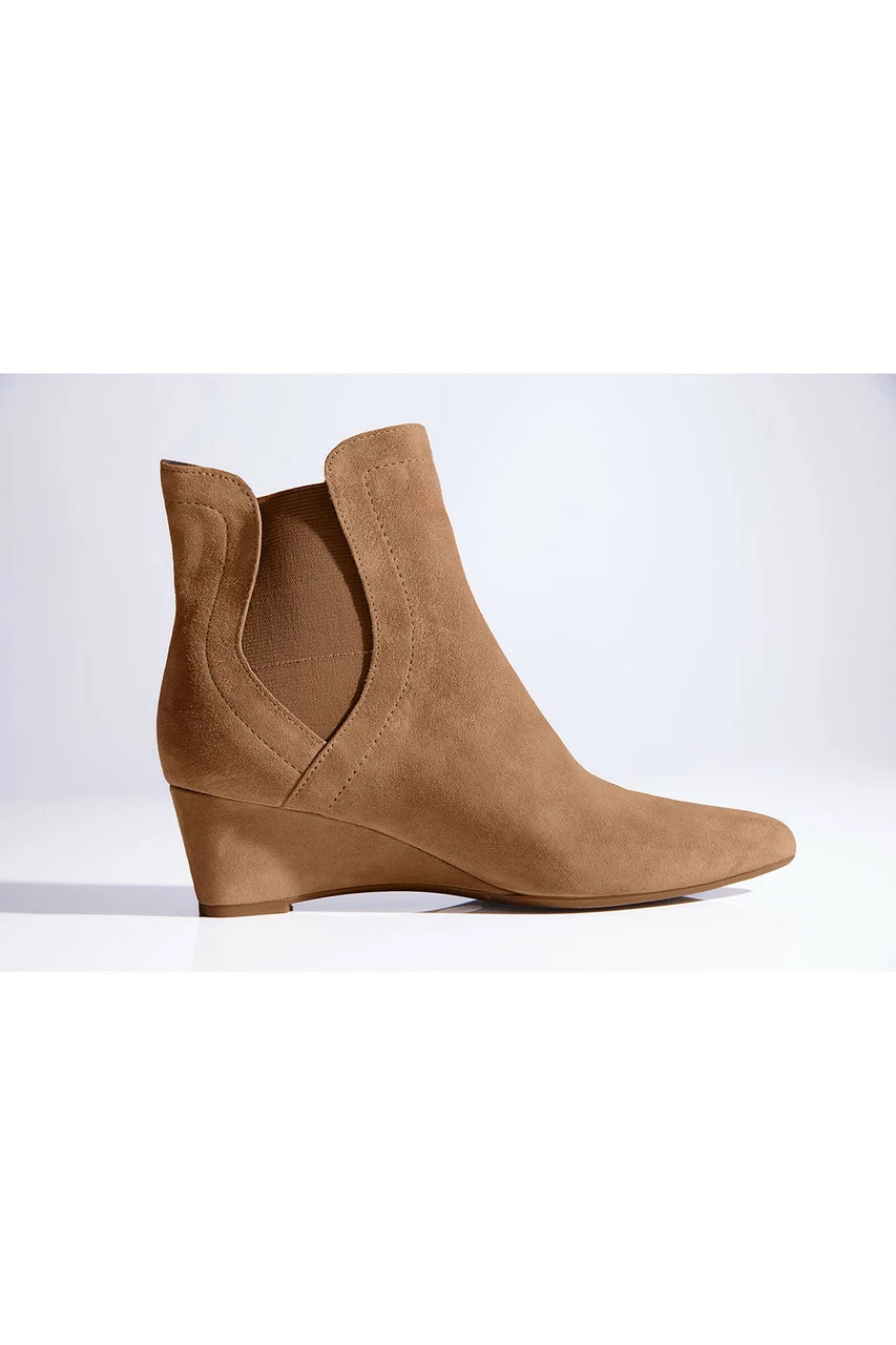 Gaisha-Su Suede Wedge Bootie 12 Gaisha-Su Suede Wedge Bootie - Image 12