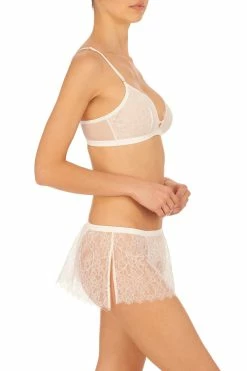 Gaze Triangle Bralette -Natori Sales Shop Gaze Triangle Bralette Gaze Skirt Tanga White by Natori 2 82044.1684357944