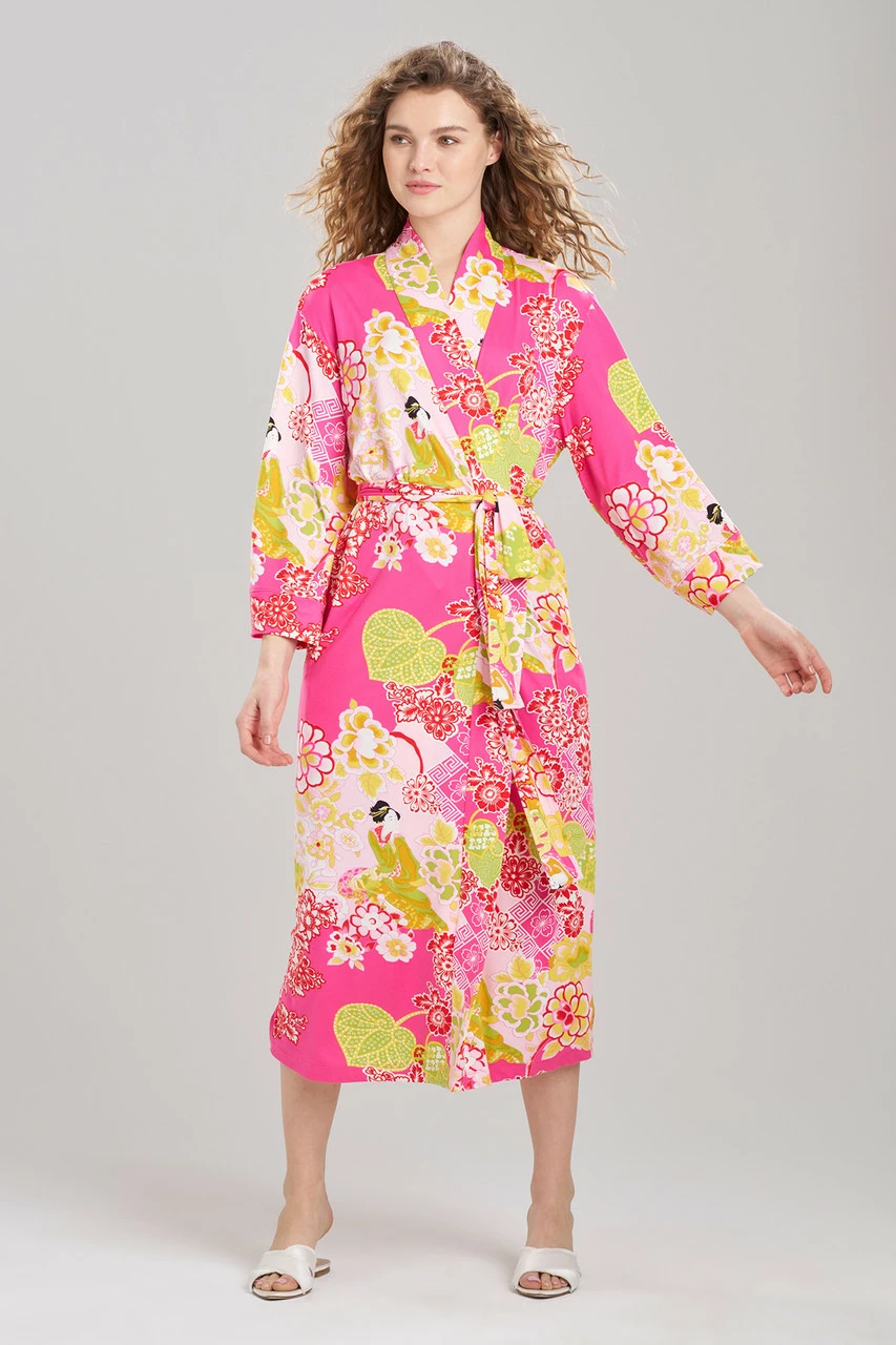 Geisha Garden Knit Robe 1 Geisha Garden Knit Robe
