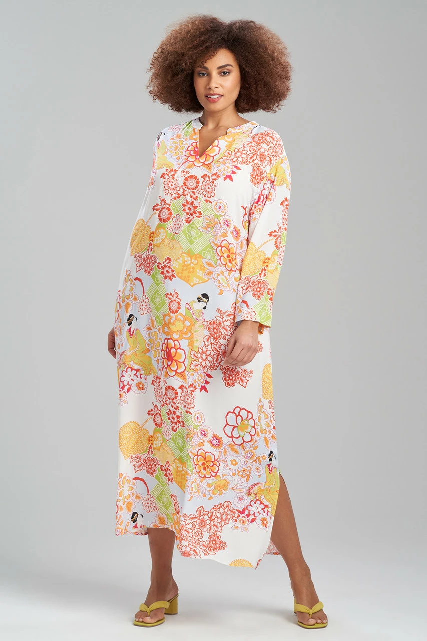 Geisha Garden Mandarin Caftan 3 Geisha Garden Mandarin Caftan - Image 3