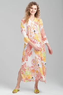 Geisha Garden Mandarin Caftan