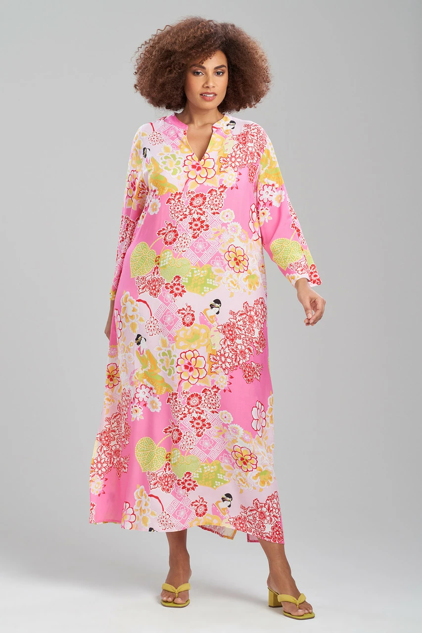 Geisha Garden Mandarin Caftan 7 Geisha Garden Mandarin Caftan - Image 7