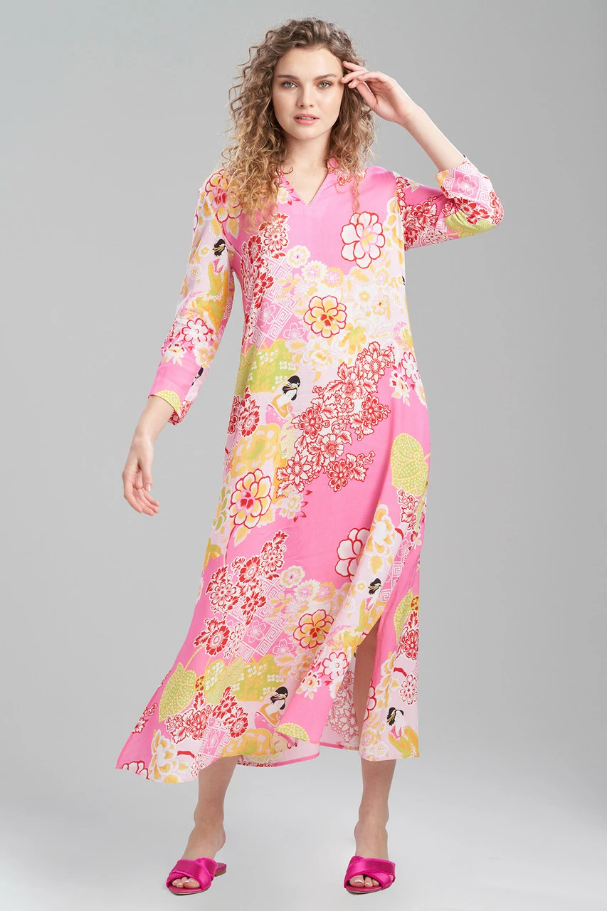 Geisha Garden Mandarin Caftan 5 Geisha Garden Mandarin Caftan - Image 5