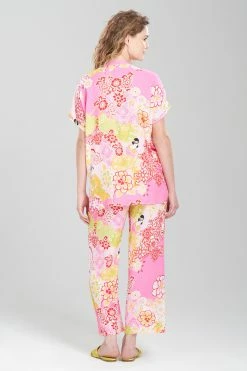 Geisha Garden Mandarin PJ -Natori Sales Shop Geisha Garden Mandarin PJ Pink Multi by N Natori 2 42487.1675375846