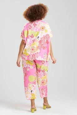 Geisha Garden Mandarin PJ -Natori Sales Shop Geisha Garden Mandarin PJ Pink Multi by N Natori 4 88776.1675375848