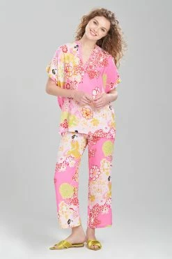 Geisha Garden Mandarin PJ -Natori Sales Shop Geisha Garden Mandarin PJ Pink Multi by N Natori 06805.1675375845