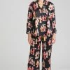 Geisha-Printed Satin PJ