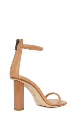 Glow Nappa Leather Block Heel Sandal -Natori Sales Shop Glow Nappa Leather Sandal Doe by Natori 2023 2 83540.1681418706