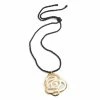 Gold Plated Floral Scroll Necklace