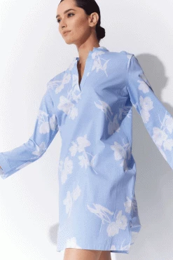 Hana Sleepshirt -Natori Sales Shop Hana Sleepshirt Periwinkle by Natori 08686.1675894441