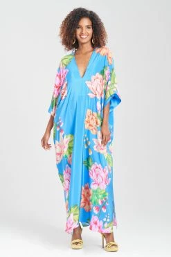 Hanabi Beaded Silk Caftan